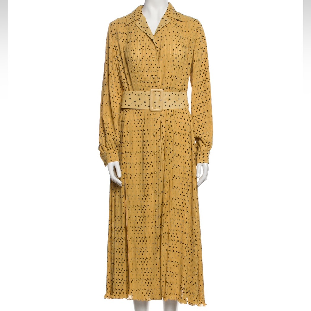 ROTATE Birger Christensen
Polka Dot Print Midi Length Dress Size: US 6, DK 36